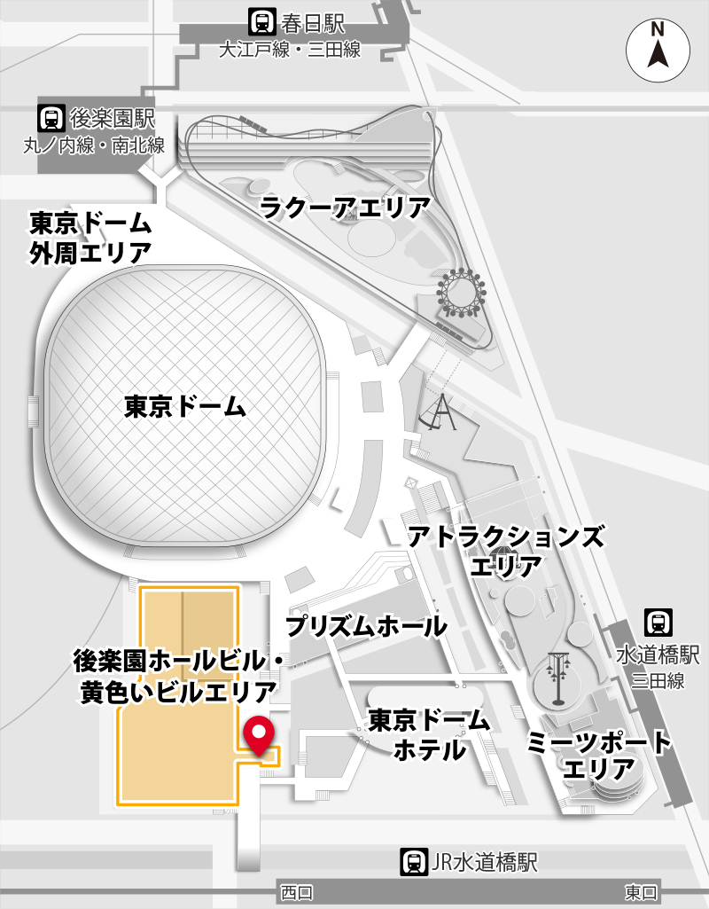 東京ドームHi! EVERYVALLEY店のフロアマップ