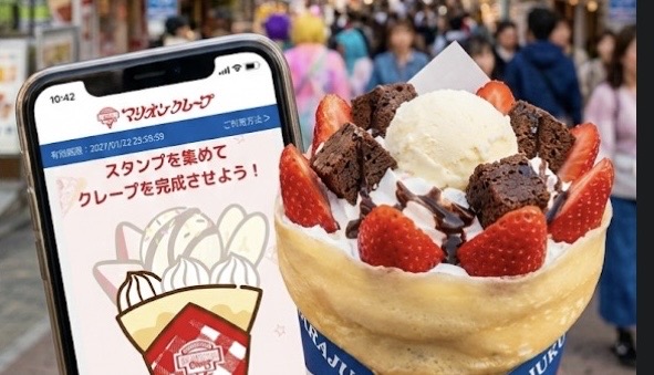 アプリの特典解説ポスターのイメージ画像:AI生成