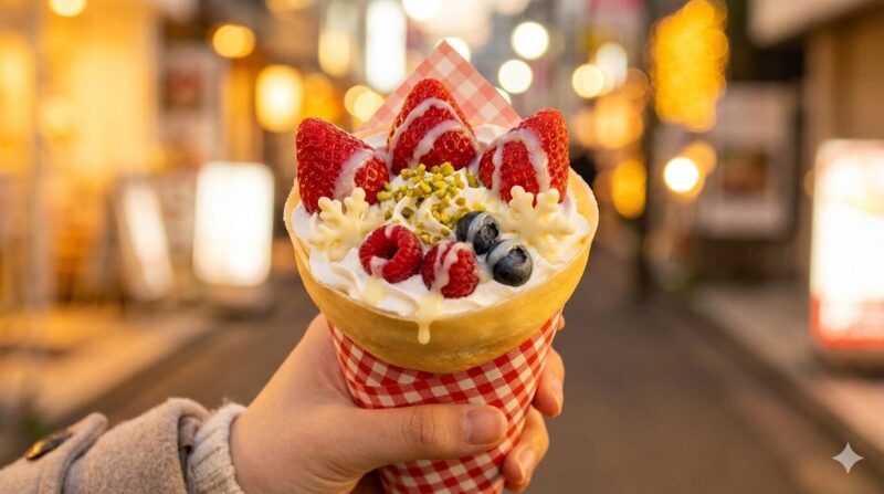 豪華なクレープ:AI生成