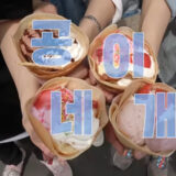 Stray Kids 00lineの4人が食べたクレープ