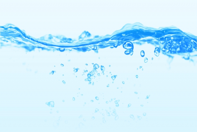 水が揺れる様子